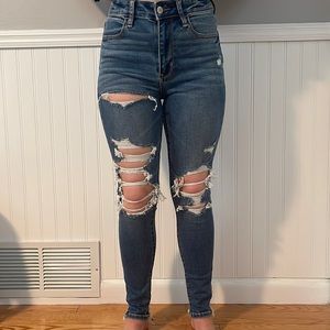 American Eagle Jeans Super High Rise